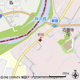 新宿公民館周辺の地図