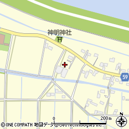 埼玉県行田市下中条1546周辺の地図