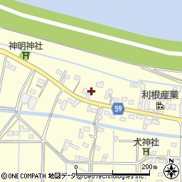 埼玉県行田市下中条1577-1周辺の地図