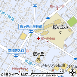 埼玉県深谷市上野台2899周辺の地図