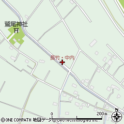 長竹・中内周辺の地図