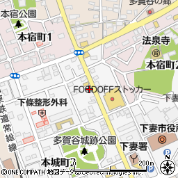 茨進グループ周辺の地図