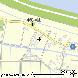 埼玉県行田市下中条1547-7周辺の地図