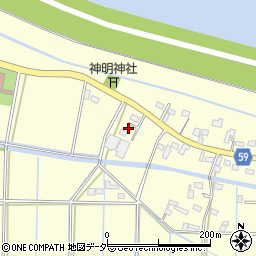 埼玉県行田市下中条1547-6周辺の地図
