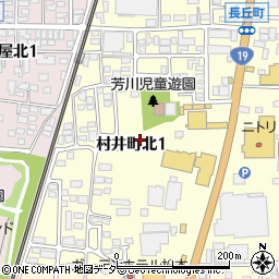 ラーメン山岡家 松本店周辺の地図