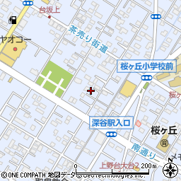 埼玉県深谷市上野台3007周辺の地図
