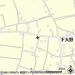 茨城県古河市下大野1378周辺の地図