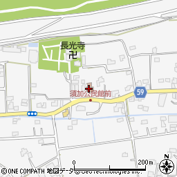 行田市須加公民館周辺の地図