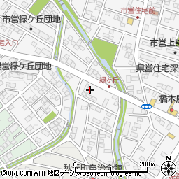 埼玉県深谷市緑ケ丘13周辺の地図