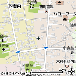 茨城県下妻市下妻乙165-2周辺の地図