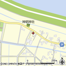 埼玉県行田市下中条1547周辺の地図