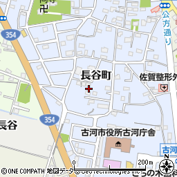 茨城県古河市長谷町23周辺の地図