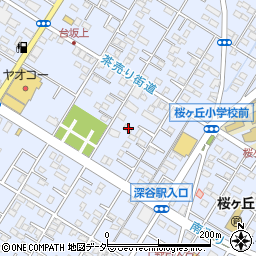 埼玉県深谷市上野台3010周辺の地図
