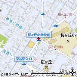 桜ケ丘小学校前周辺の地図