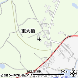 茨城県石岡市東大橋2577周辺の地図