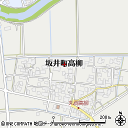 福井県坂井市坂井町高柳周辺の地図