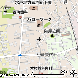 茨城県下妻市下妻乙154周辺の地図