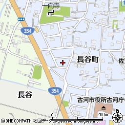茨城県古河市長谷町46周辺の地図