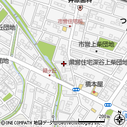 埼玉県深谷市緑ケ丘11周辺の地図