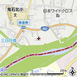 群馬県藤岡市浄法寺861周辺の地図