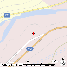 長野県松本市波田前淵周辺の地図