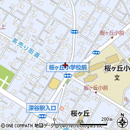 埼玉県深谷市上野台301周辺の地図