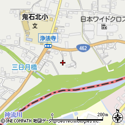 群馬県藤岡市浄法寺859周辺の地図