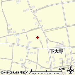 茨城県古河市下大野1390周辺の地図