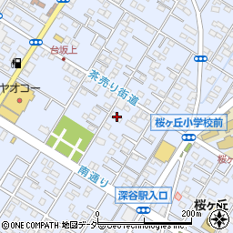 埼玉県深谷市上野台3011周辺の地図