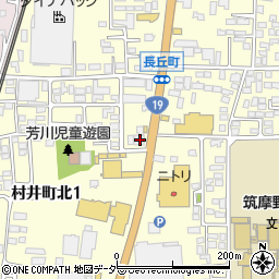 長野銀行芳川支店周辺の地図