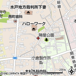 茨城県下妻市下妻乙152-1周辺の地図
