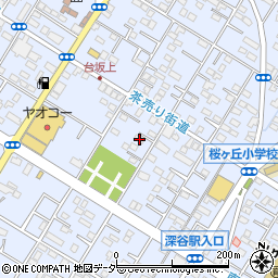 埼玉県深谷市上野台3018周辺の地図