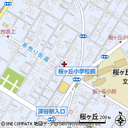 埼玉県深谷市上野台300周辺の地図