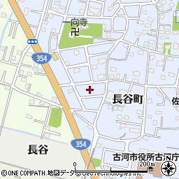 茨城県古河市長谷町45周辺の地図