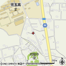 埼玉県本庄市児玉町金屋897-1周辺の地図