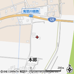 茨城県結城郡八千代町本郷405周辺の地図