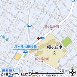 埼玉県深谷市上野台442周辺の地図