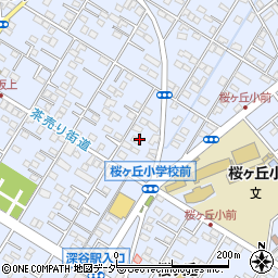 埼玉県深谷市上野台303周辺の地図