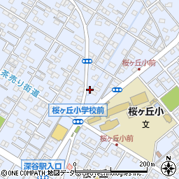 埼玉県深谷市上野台439周辺の地図