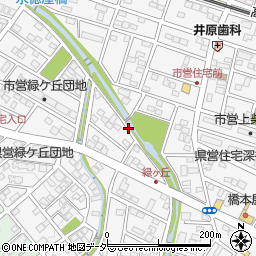 埼玉県深谷市緑ケ丘12周辺の地図