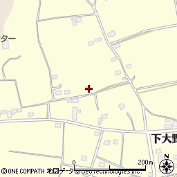 茨城県古河市下大野1393周辺の地図