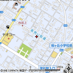埼玉県深谷市上野台3015周辺の地図