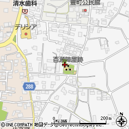 長野県松本市寿豊丘百瀬1169-12周辺の地図