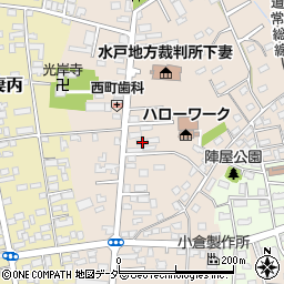 茨城県下妻市下妻乙142周辺の地図