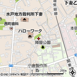 茨城県下妻市下妻乙151-1周辺の地図