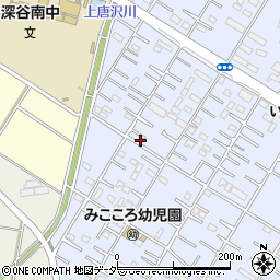 埼玉県深谷市上野台3424周辺の地図
