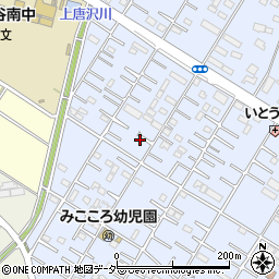 埼玉県深谷市上野台3422周辺の地図
