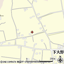 茨城県古河市下大野1392周辺の地図