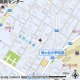 埼玉県深谷市上野台296周辺の地図