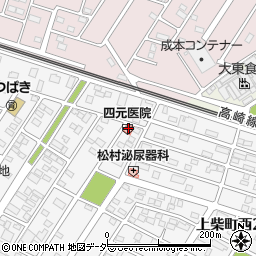 四元医院周辺の地図